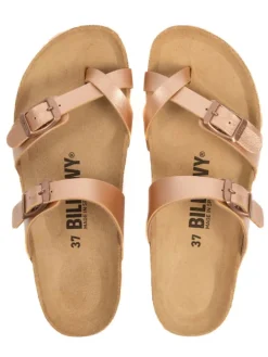 Teenslippers roségoudkleurig