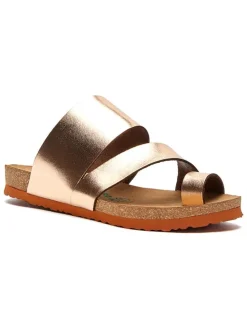 Teenslippers roségoudkleurig