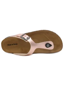 Teenslippers roségoudkleurig