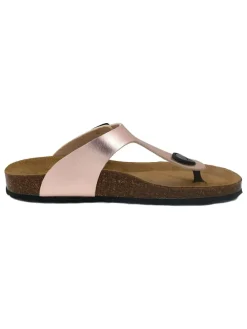 Teenslippers roségoudkleurig
