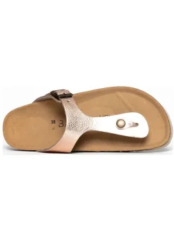 Teenslippers roségoudkleurig