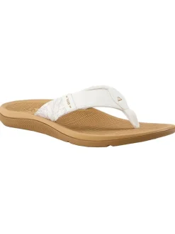 Teenslippers "Santa Ana" wit/beige