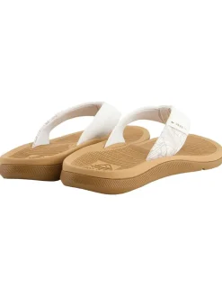 Teenslippers "Santa Ana" wit/beige