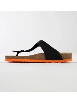 Teenslippers "Singapore" zwart