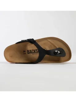 Teenslippers "Singapore" zwart