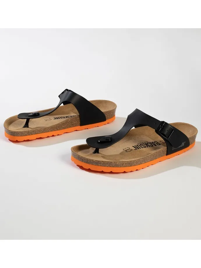 Teenslippers "Singapore" zwart