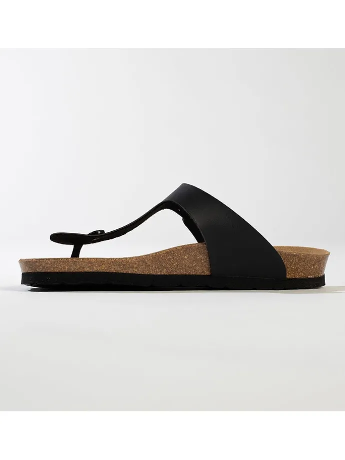 Teenslippers "Singapore" zwart