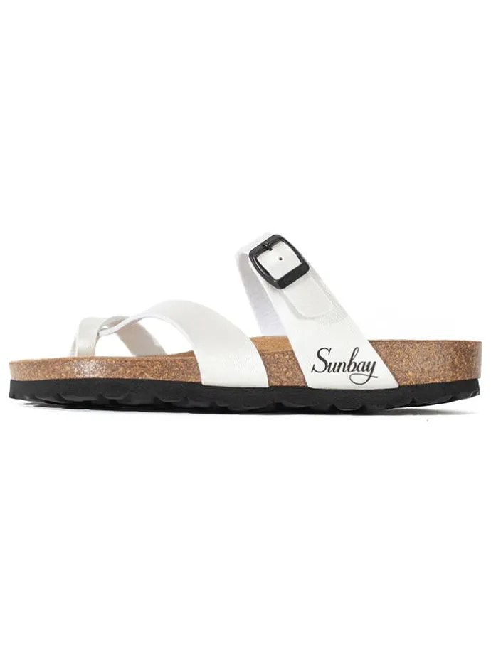 Teenslippers "Tulipe" wit