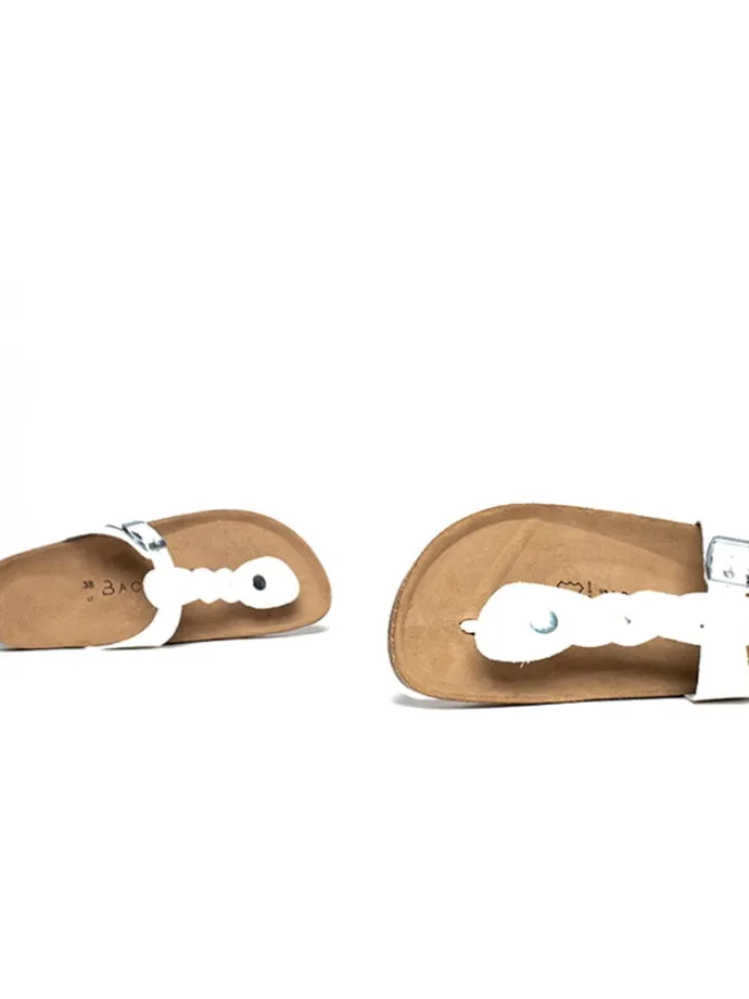 Teenslippers wit