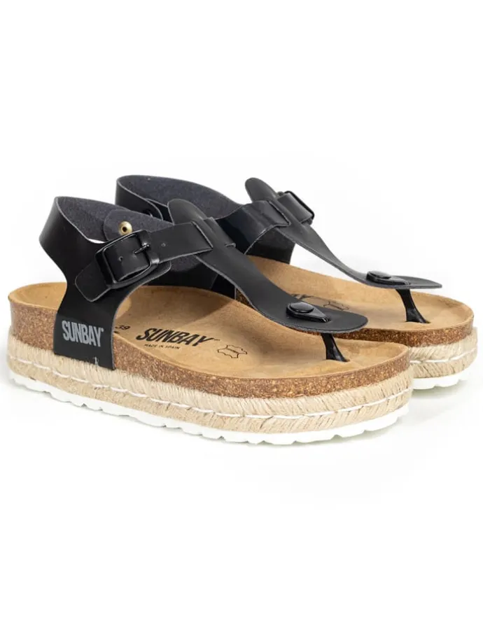 Teenslippers "Yarrow" zwart
