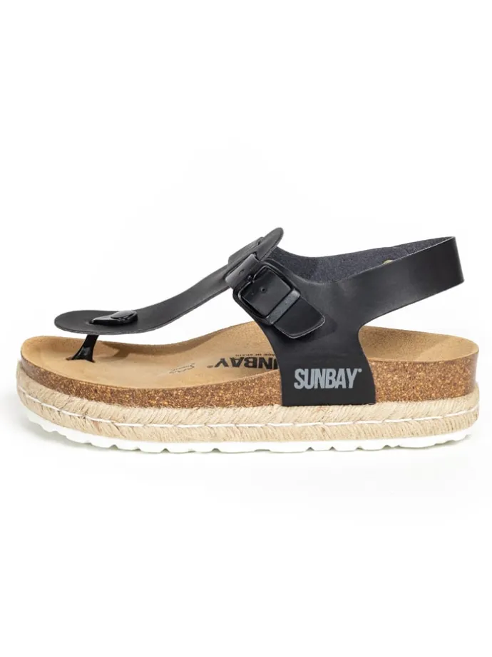 Teenslippers "Yarrow" zwart