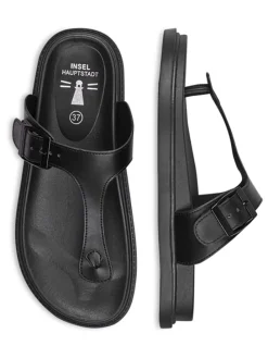 Teenslippers zwart