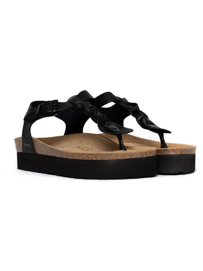 Teenslippers zwart