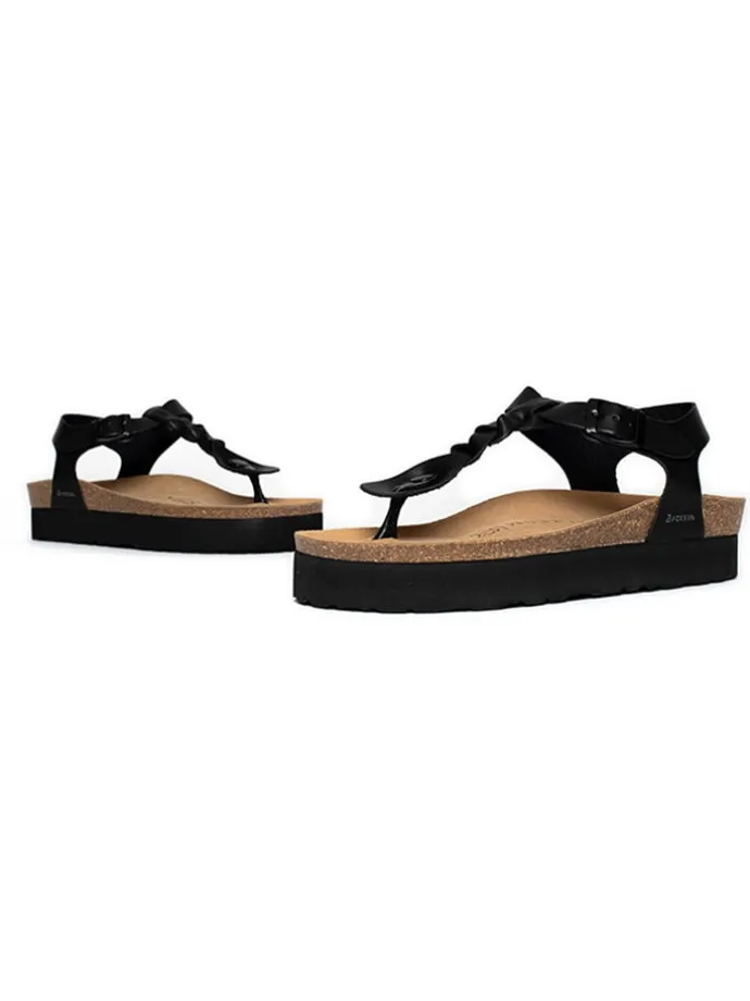 Teenslippers zwart