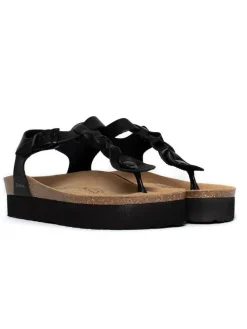 Teenslippers zwart