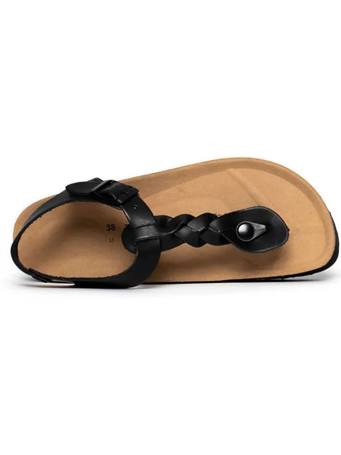 Teenslippers zwart
