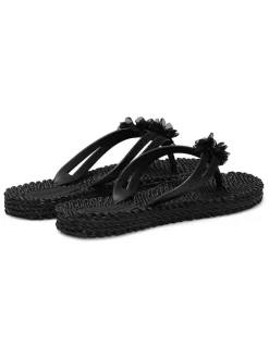 Teenslippers zwart