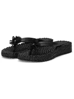 Teenslippers zwart