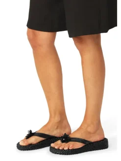 Teenslippers zwart