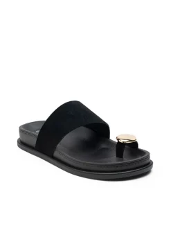 Teenslippers zwart