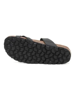 Teenslippers zwart