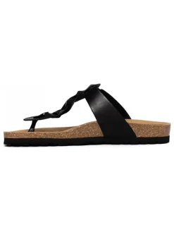 Teenslippers zwart