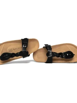 Teenslippers zwart