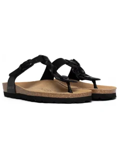 Teenslippers zwart