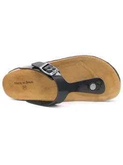 Teenslippers zwart