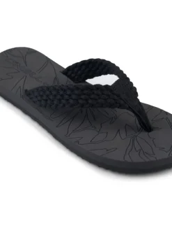 Teenslippers zwart