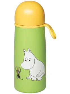 Thermofles "Moomintroll" geel/groen - 450 ml