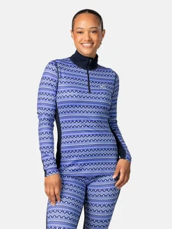 Thermo-ondergoed "Lilja" donkerblauw/blauw