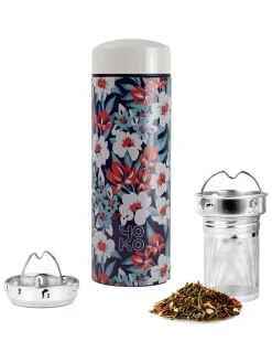 Thermotheebeker "Casablanca" blauw/rood/wit - 350 ml
