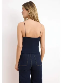 Top donkerblauw