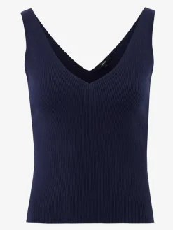 Top "Lavender" donkerblauw