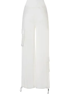 Trainingscargobroek "Loose Air" wit