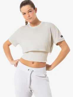 Trainingsshirt crème/wit