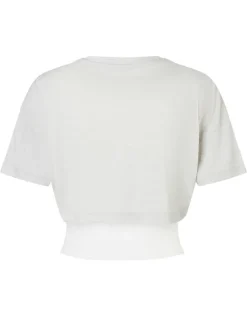 Trainingsshirt crème/wit