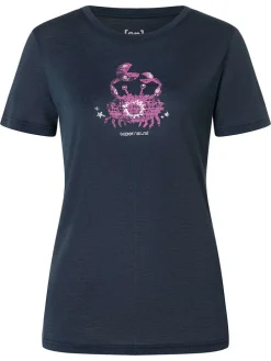 Trainingsshirt "Mrs Crab" donkerblauw