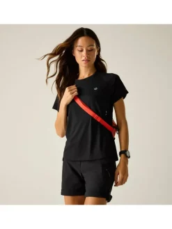 Trainingsshirt "Nimble" zwart