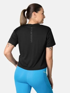 Trainingsshirt "Una" zwart