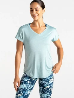 Trainingsshirt "Vigilant Tee" lichtblauw