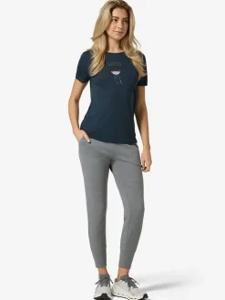 Trainingsshirt "Wood Craftine" donkerblauw
