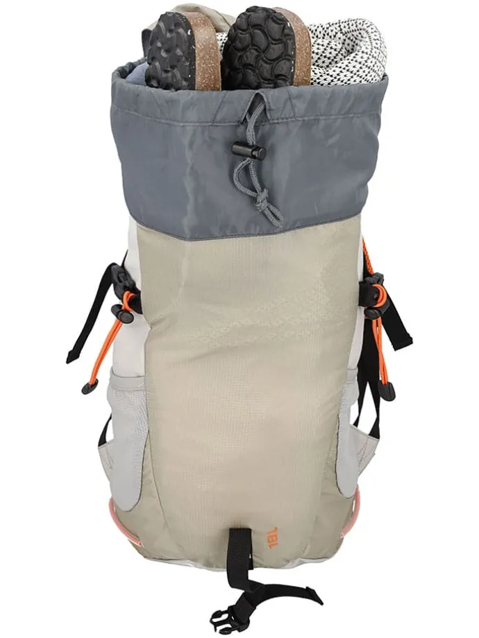 Trekkingrugzak "Looxor" crème - (B)23 x (H)36 x (D)12 cm