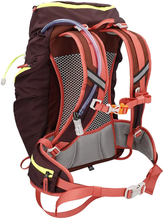 Trekkingrugzak "Nordwest" bordeaux - (B)27 x (H)45 x (D)16 cm