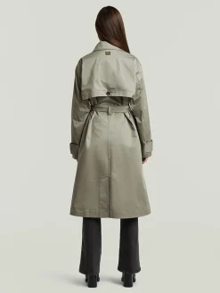 Trenchcoat olijfgroen