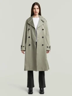 Trenchcoat olijfgroen