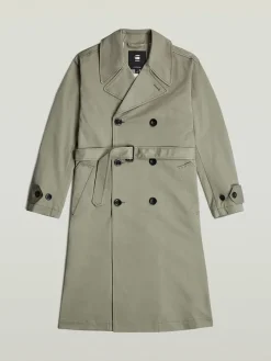 Trenchcoat olijfgroen