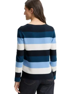 Trui blauw/donkerblauw/zwart