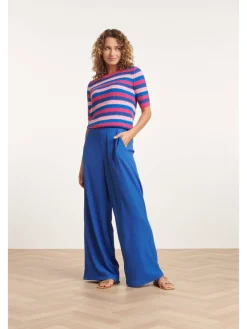 Trui blauw/roze